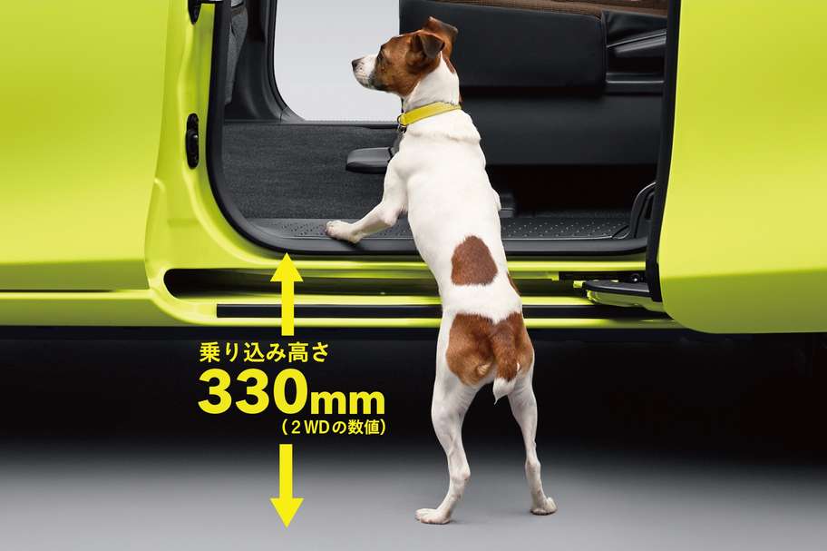 【モデル(犬)入り素材】低床&フラットフロアイメージ