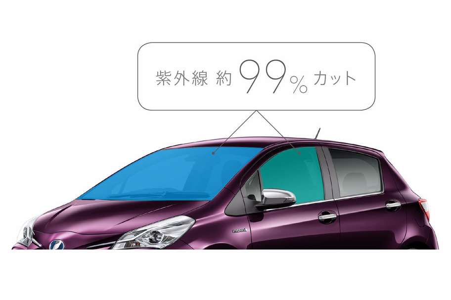スーパーUVカット・IRカット機能付フロントドアガラス
