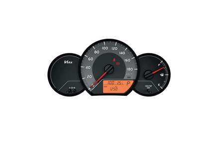 ブラック塗装メーターリングアナログメーター〈1.0L車(除く“SMART STOPパッケージ”)、4WD車〉