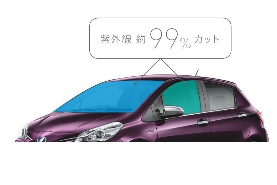 スーパーUVカット・IRカット機能付フロントドアガラス