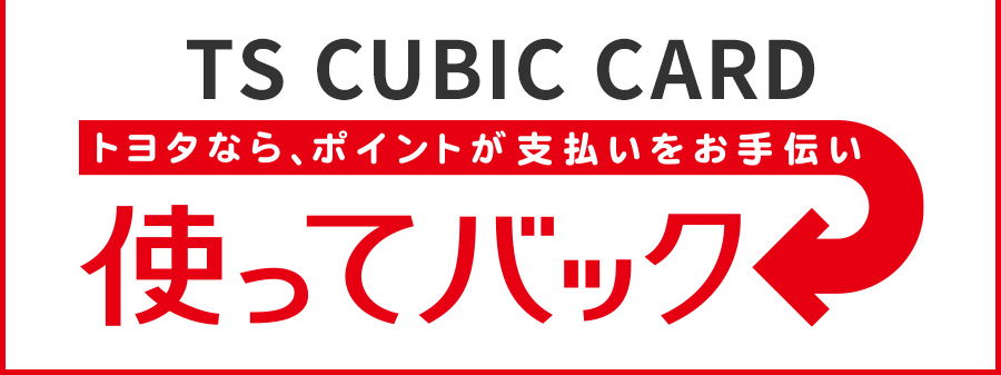 TS CUBICカード「使ってバック」